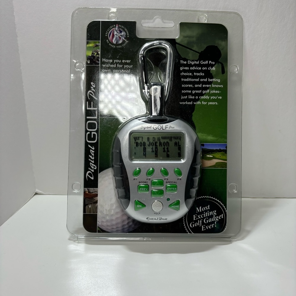 Digital Golf Pro Electronic Golf Gadget Scores Rules  Excalibur‎ New Sealed